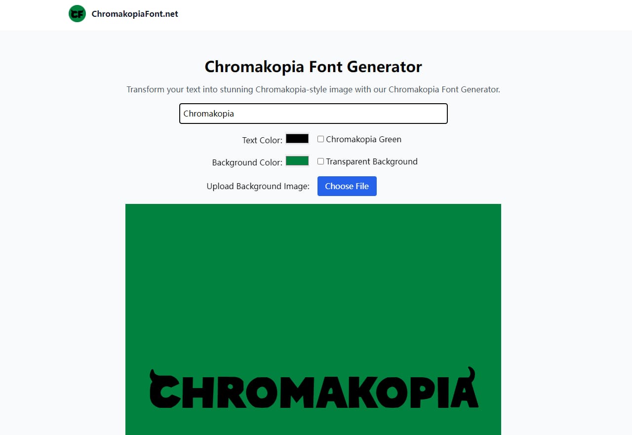 Create Stunning Chromakopia Fonts & Profile Pictures - ChromakopiaFont.net
